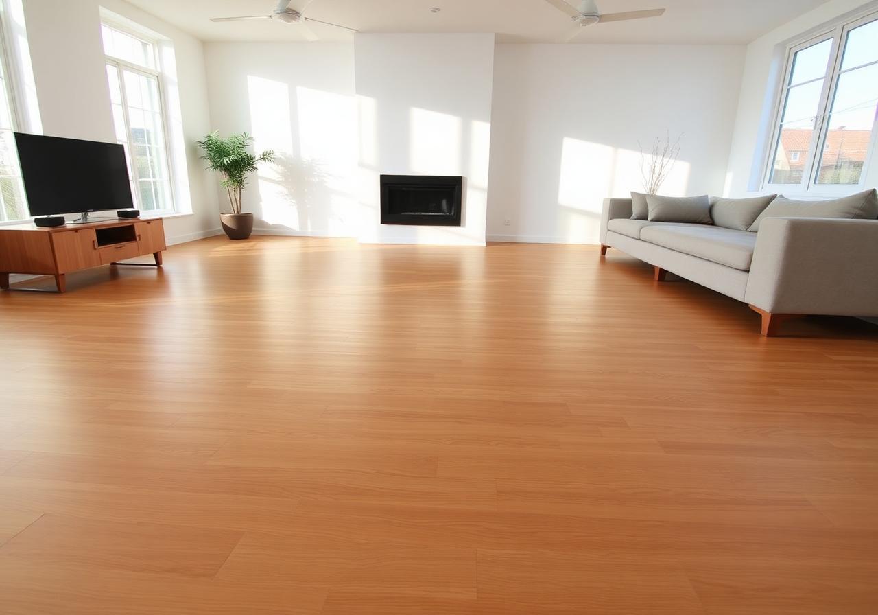 Hardwood Floor Water Damage in Delray Beach, FL — after restoration