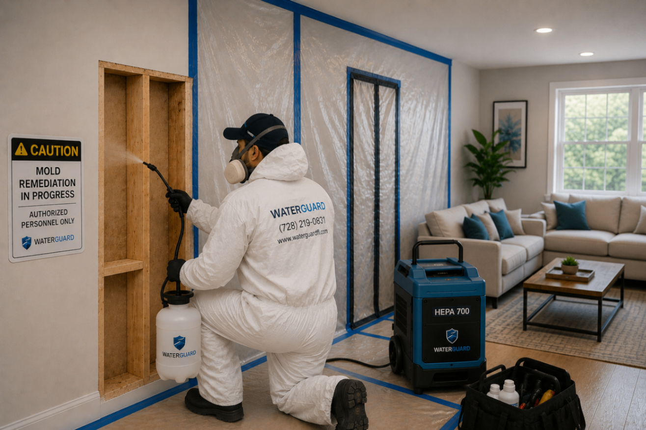 Final verification and documentation after mold remediation is complete